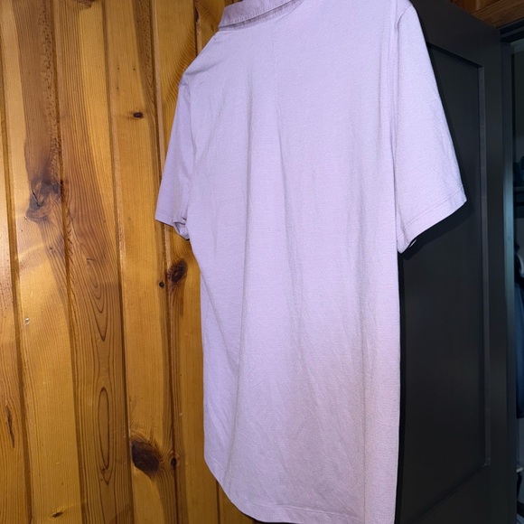 Purple Polo Shirt with Short Sleeves and Relaxed Fit - Picture 2 of 4